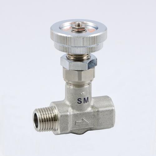 アソー ASOH ニードルバルブ チッコロ-α 外×内ネジ型 PT1/8 SM-1011