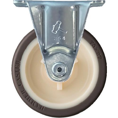 ハンマー 固定式ウレタン車輪(ナイロンホイール)75mm 420R-UR75