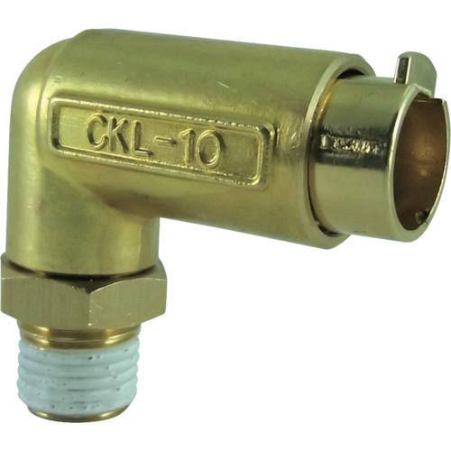 チヨダ チューブ継手 タッチコネクターエルボコネクターHタイプ(金属) 適合チューブ外径D:10mm...