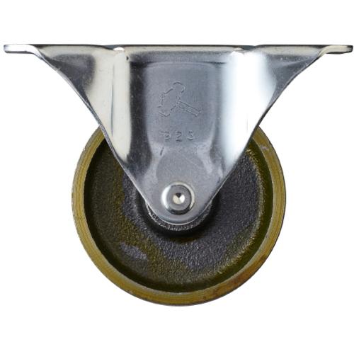 ハンマー プレート式キャスター 固定 車輪径75mm イモノ車輪 440R-C75