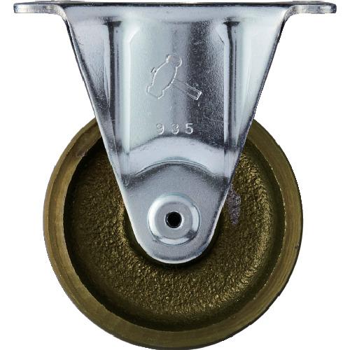 ハンマー プレート式固定鋳物キャスター 65径 Gシリーズ 420R-C65
