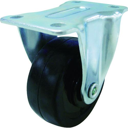 ユーエイ プレート式 固定 キャスター ゴム 車輪径32mm  Gタイプ GR型 取付寸法29×0 ...