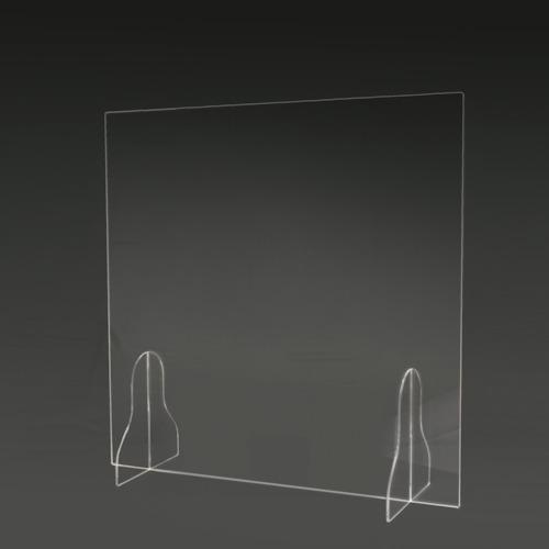 マグエックス 卓上アクリルパーテーション 窓無 600×600 APC-M