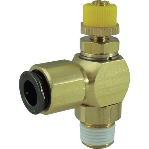 チヨダ フジスピードコントローラα(金属)メーターアウト6mm・R1/8 6-01SC-O  (メー...