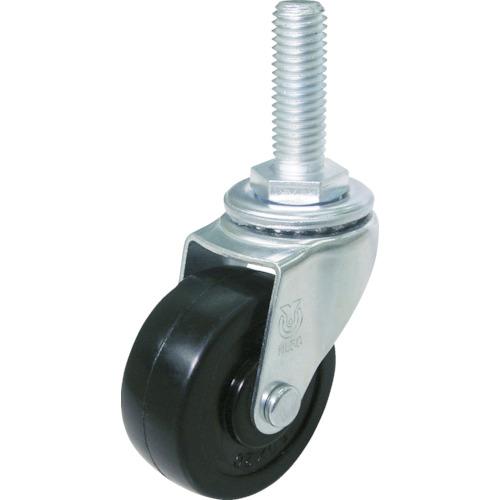 ユーエイ ねじ込み式 自在 キャスター ゴム 車輪径40mm  Lタイプ LT型 ネジ寸法M12×3...