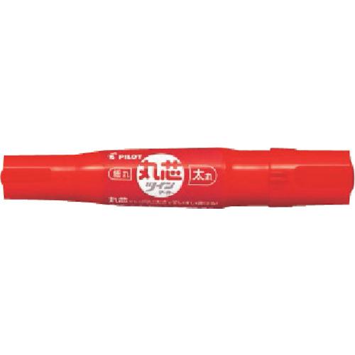 パイロット PILOT 油性マーカー 丸芯ツインマーカー 細・太 レッド MFN15FBM-R