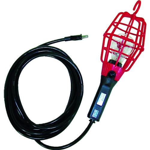 ハタヤ 補助コードランプ 60W耐震電球付 電線10m ランプガード赤 ILI-10R