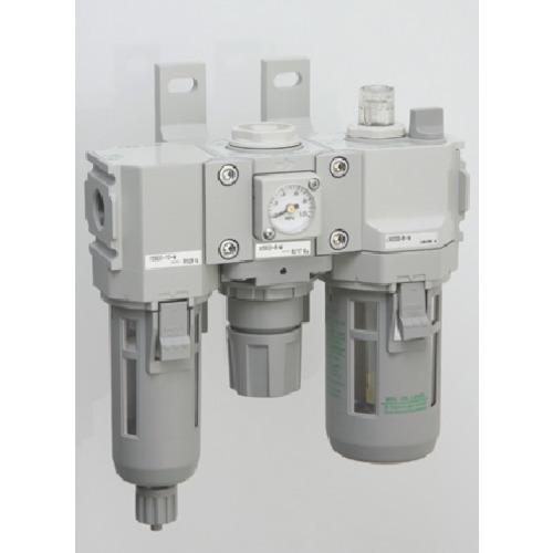 シーケーディー CKD FRLユニット F.R.Lコンビネーション 標準白色シリーズ Rc3/8 フ...