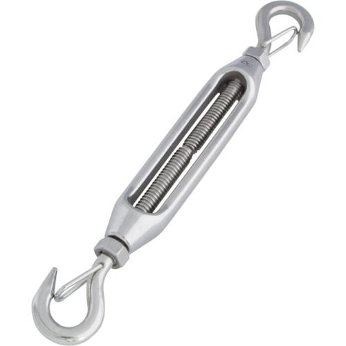 ミズモト 水本 ステンレス 枠式ターンバックル外れ止め付(フック&amp;フック) 2分 B-1352