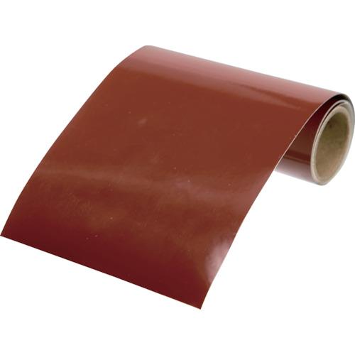 トラスコ TRUSCO 配管識別テープ 暗い赤(7.5R3/6)(蒸気関係)100MM幅X1M RA...