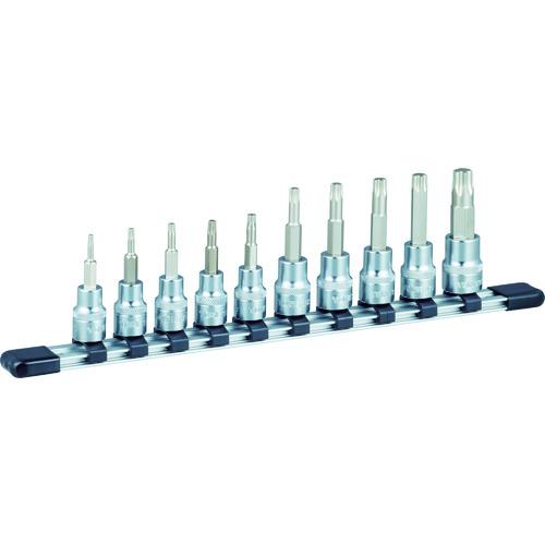 トネ TONE トルクスソケットセット(強力タイプホルダー付) 10pcs HTX310
