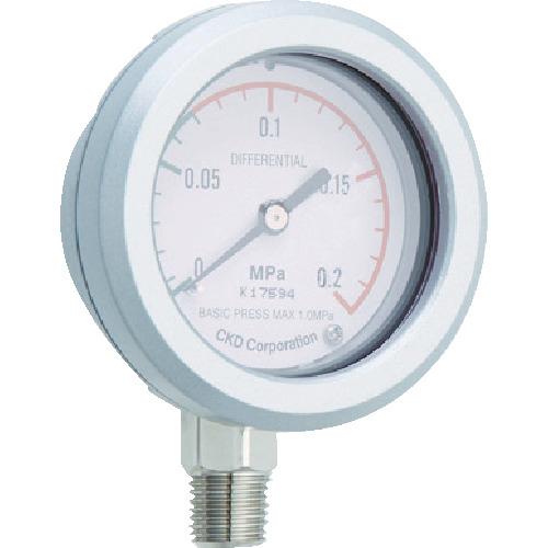 シーケーディー CKD 圧力計 差圧計 接続口径Rc1/4 GA400-8-P02