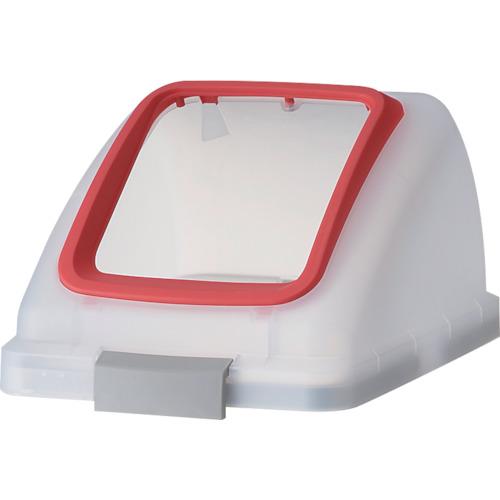 コンドル 屋内用屑入れ リサイクルトラッシュ SKL-70用 角穴蓋 赤 YW-453L-OP1-R
