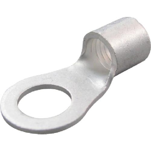 ニチフ 裸圧着端子 R形(100P) より線26.66~42.42 外寸22mm スタッド径13mm...