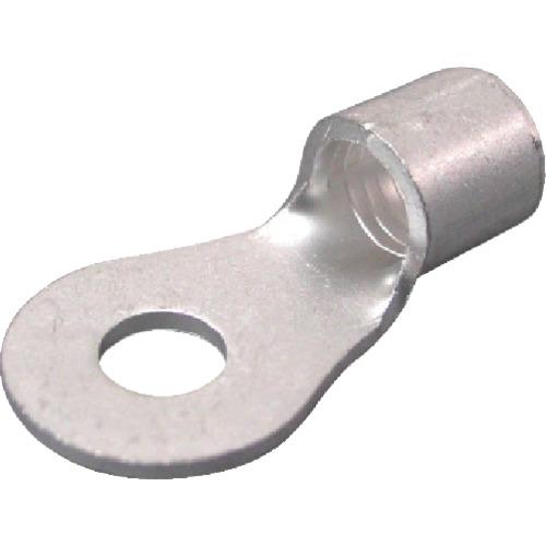 ニチフ 裸圧着端子 R形(100P) より線26.66~42.42 外寸15.3mm スタッド径8....