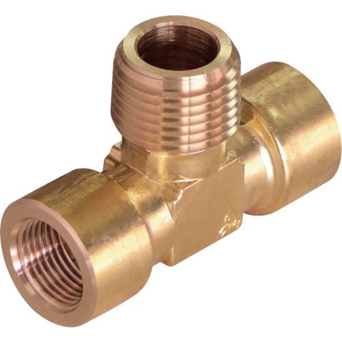 アソー ASOH 異径二方チーズ PT1/4内×PT1/4内×PT1/8外 TK-1221R