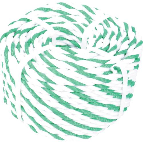 トラスコ TRUSCO 標識ロープ 7.5mm×20m 白・緑 R-920WGN