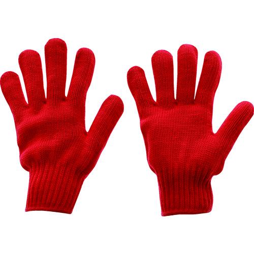 トラスコ TRUSCO カラーナイロン軍手 赤 TCNG-R