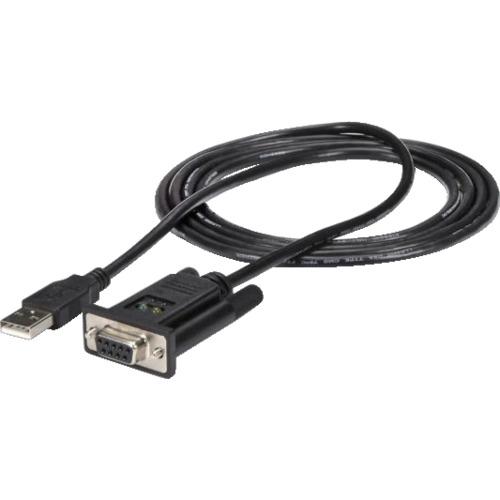 スターテック StarTech シリアル変換ケーブル/USB-A - RS232Cクロス/1.7m/...