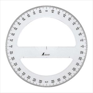 シンワ 分度器 15cm全円 74926 360ドの商品画像