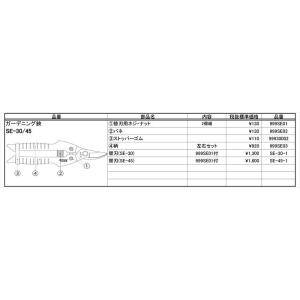 アルス ガーデニング鋏 剪定タイプ SE-30の詳細画像2