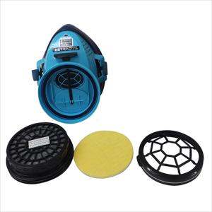 シゲマツ 隔離式防毒マスク GM161-2(00238) GM161-2 : 工具計画 プロ