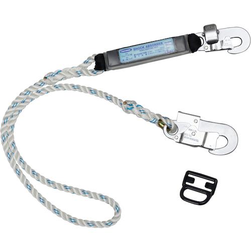 ツヨロン TSUYORON フルハーネス用ランヤード シングルランヤード ロープ式 柱上作業用 TH...