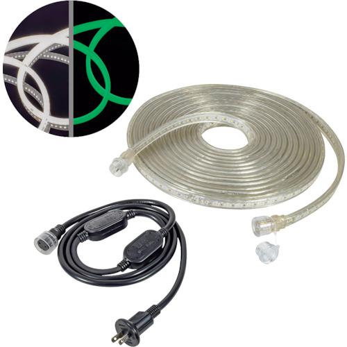 ニチドウ NICHIDO LEDコネクトライン 両面発光 10m 白 蓄光タイプ LECN-R10L...