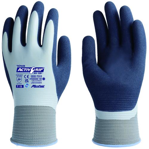 トワロン 天然ゴム手袋 アクティブグリップXA-326 7/S XA-326-7S