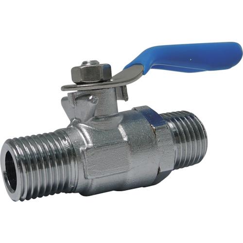 トラスコ TRUSCO ミニボールバルブ 外×外ねじ型 R3/8×G3/8 MMG33