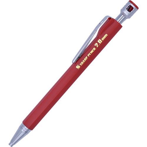 ショウセキドウ 祥碩堂 玄武 建築用シャープペンシル2.0 本体 赤 100-R