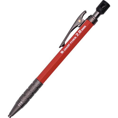 ショウセキドウ 祥碩堂 朱雀 建築用シャープペンシル2.0本体 赤 500-R