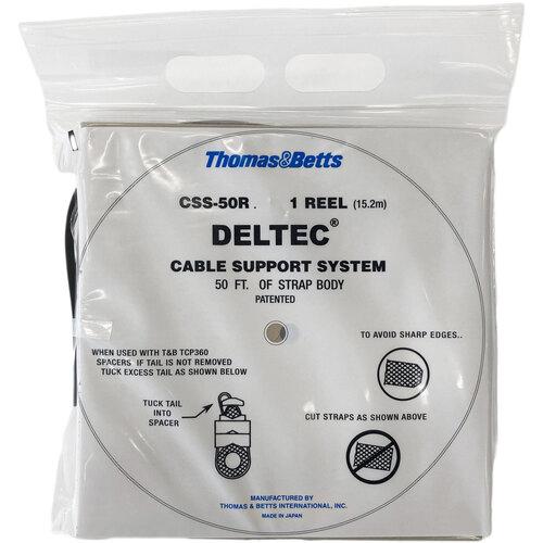 デルテック リールストラップ スリムタイプ 幅7.9mm×リール全長15.2m CSS-50RS