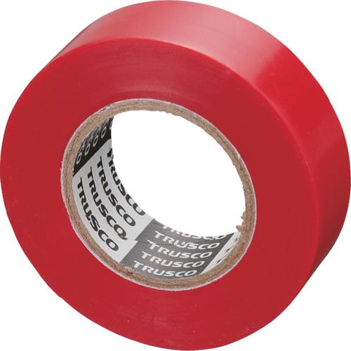 トラスコ TRUSCO 脱鉛タイプビニールテープ 19mmX10m 赤  1巻入り GJ2110R1...