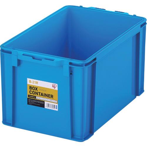 アイリス IRIS 299212 BOXコンテナ B-21R ブルー B-21R-BL