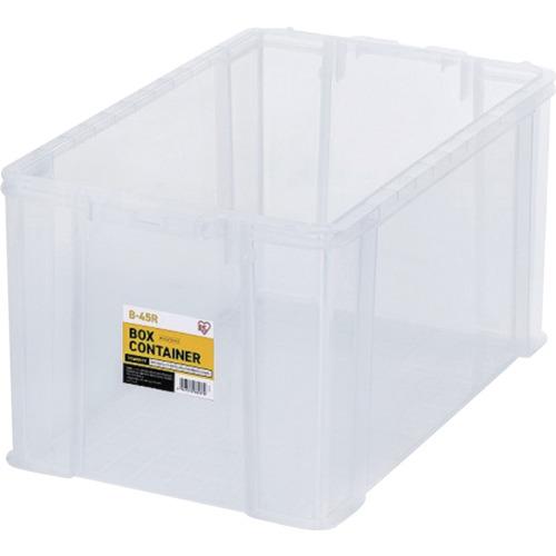 アイリス IRIS 299215 BOXコンテナ B-45R クリア B-45R-CL