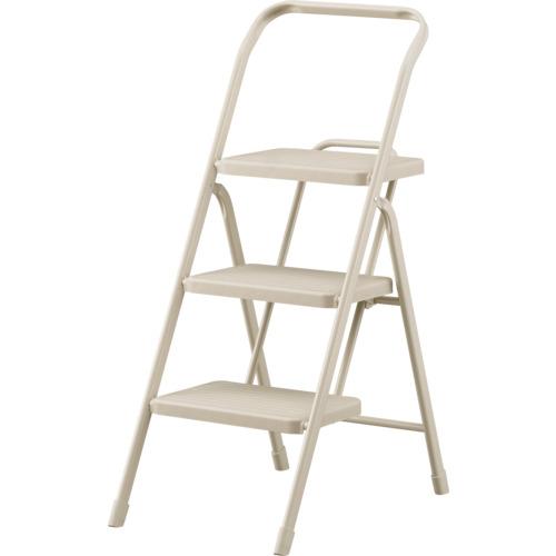 アイリス IRIS 299956 折りたたみステップ3段 ライトベージュ 踏台・椅子・ディスプレイラ...