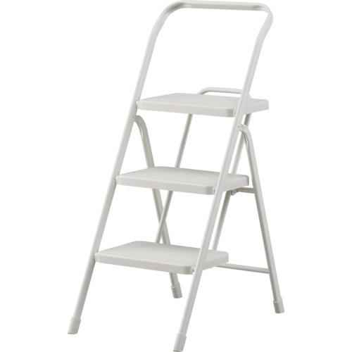 アイリス IRIS 299955 折りたたみステップ3段 ニュアンスグレー 踏台・椅子・ディスプレイ...