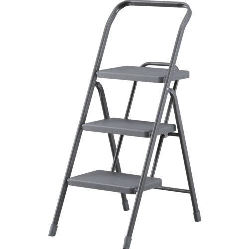 アイリス IRIS 299958 折りたたみステップ3段 ダークグレー 踏台・椅子・ディスプレイラッ...