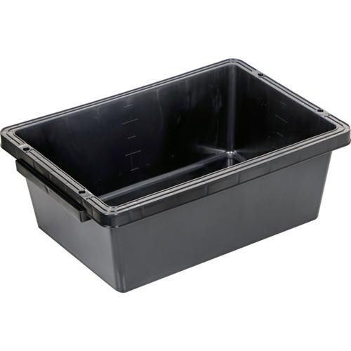 トラスコ TRUSCO トラ舟28Lブラック(角型・再生原料使用) PSB40-BK