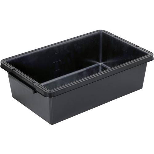 トラスコ TRUSCO トラ舟20Lブラック(角型・再生原料使用) PSB20-BK