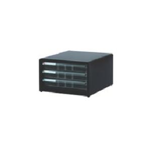 ナカバヤシ 書類ケース アバンテV2レタ-ケ-ス A4 浅3段 黒 AL-33-D