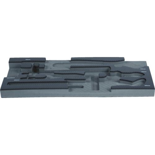 トラスコ TRUSCO 【売切廃番】EVAフォーム 黒×灰 3段式工具箱用 TIT44SRF3