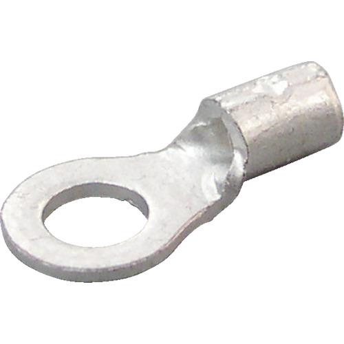 ニチフ 裸圧着端子 R形(100P)より線0.25~1.65 外寸7.6 R 1.25-3.5N