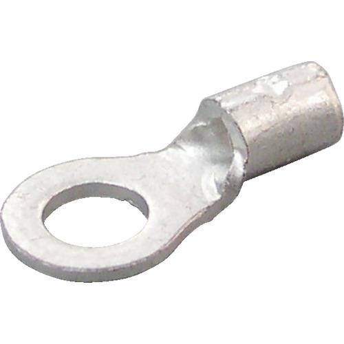 ニチフ 裸圧着端子 R形(100P)より線0.25~1.65 外寸5.7 R 1.25-3.5S