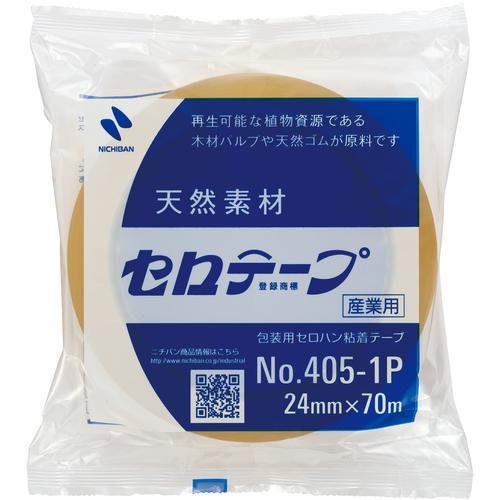 ニチバン セロテープ 405 1P 24mm×70m バイオマスマーク認定製品 4051P-24X7...