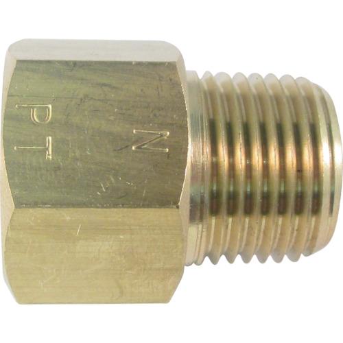 アソー ASOH 黄銅製 変換内外ソケット 外NPT1/8×内PT1/8 NF-3111R