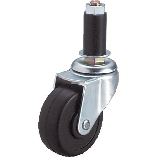 ユーエイ 差し込み式 自在 キャスター ゴム 車輪径50mm  Lタイプ LTF型 パイプ径16 L...