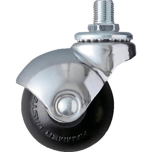 ハンマー ねじ込み式M12×1.25 旋回式ゴム車輪 50mm 405A-30R50