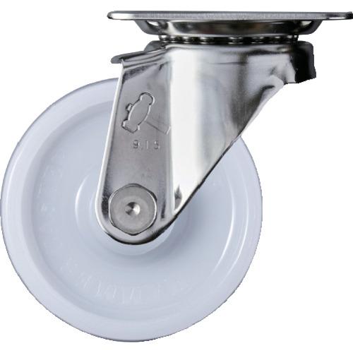 ハンマー Sシリーズオールステンレス 旋回式ナイロン車輪(ローラーベアリング)75mm 320S-N...
